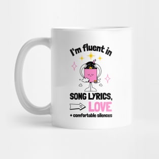 Fluent in Song Lyrics, Love and Comfortable Silences Mug